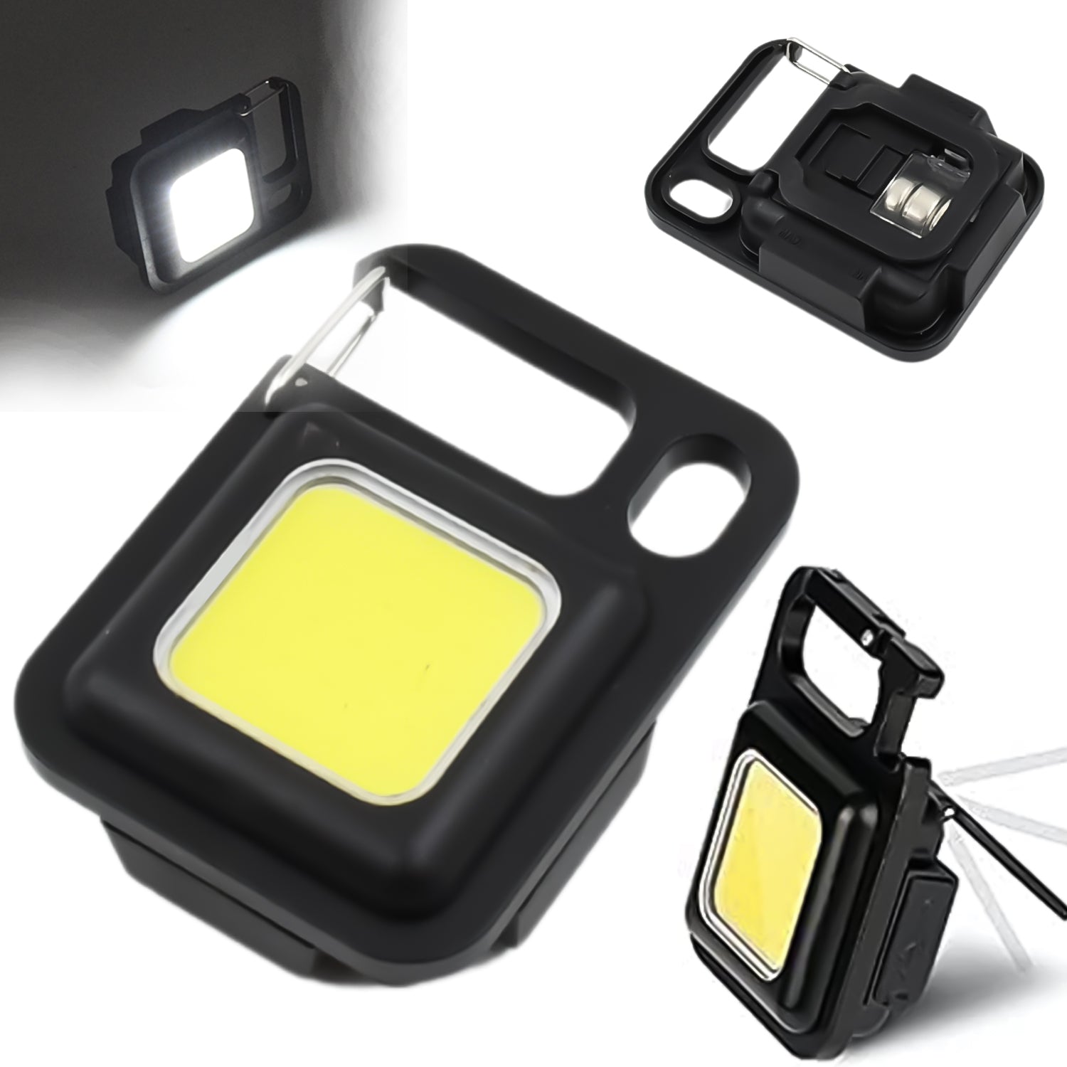LED Keychain with Bottle Opener