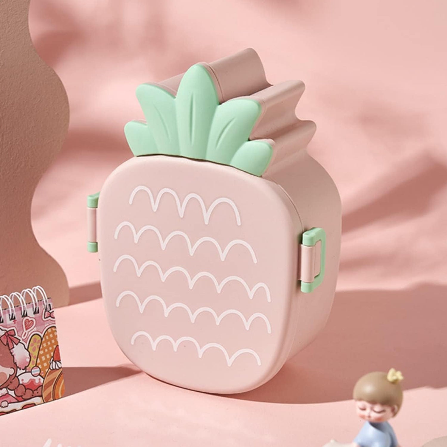 Kids Pineapple Shaped Lunch Box
