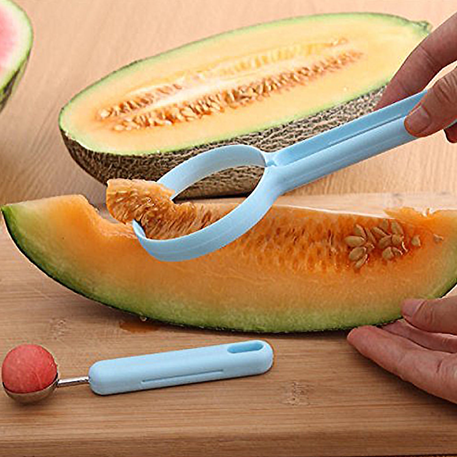 2-in-1 Fruit Peeler and Baller