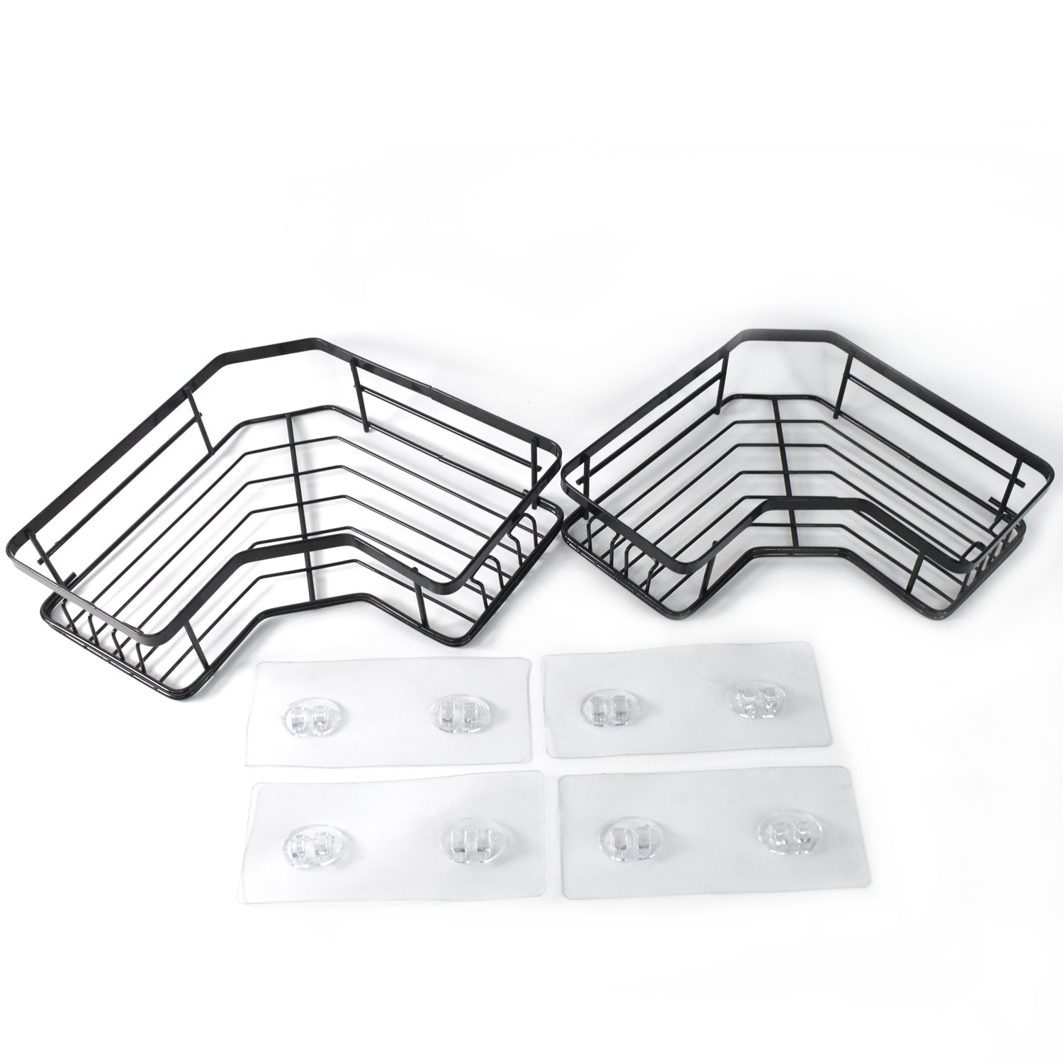 Iron Coated Shelf Organizer - Set of 2