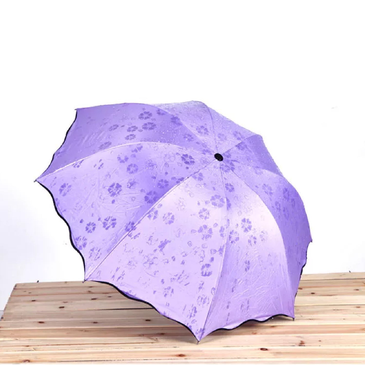Changing Secret Blossoms Print Umbrella