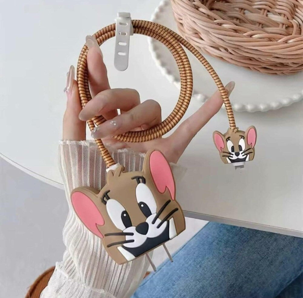 iPhone Charger Protector – Cheesy Mouse