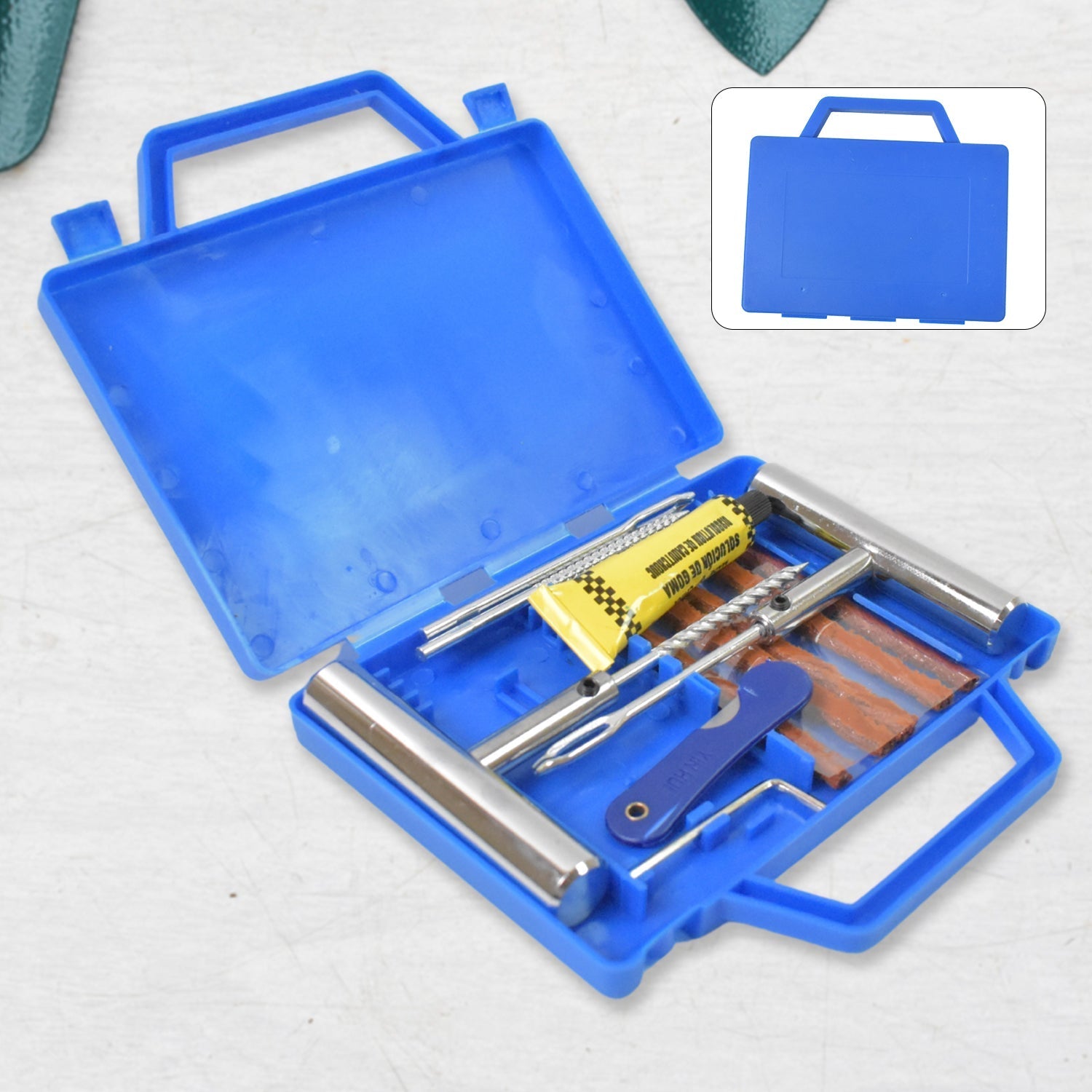 Portable Tire Repair Tool Kit - Set of 13