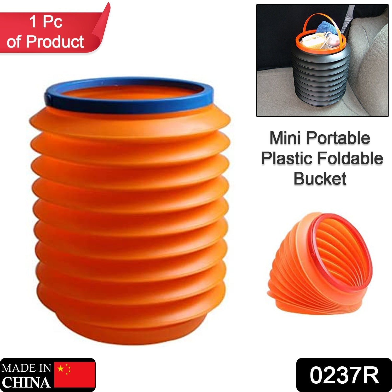 Foldable Multi-Use Storage Bucket