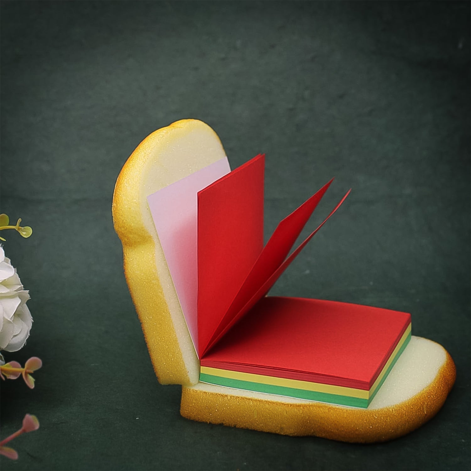 Sandwich-Shaped Multicolor Sticky Notes