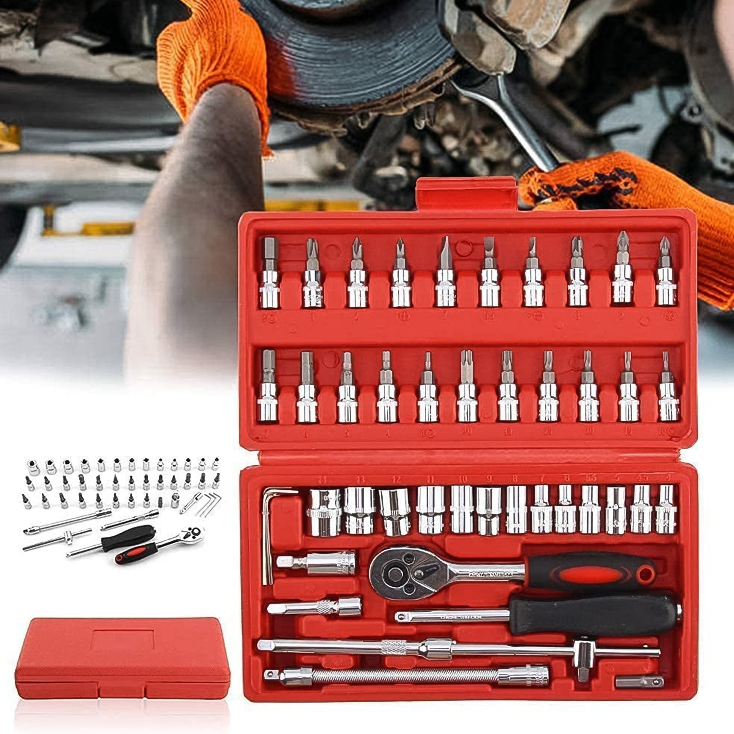 46-Combination Socket Repair Kit
