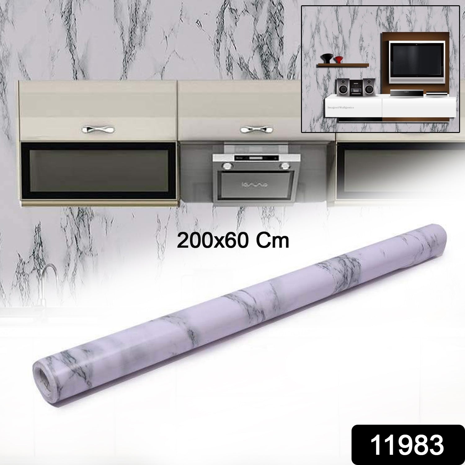 Adhesive Kitchen Wallpaper - 2m x 60