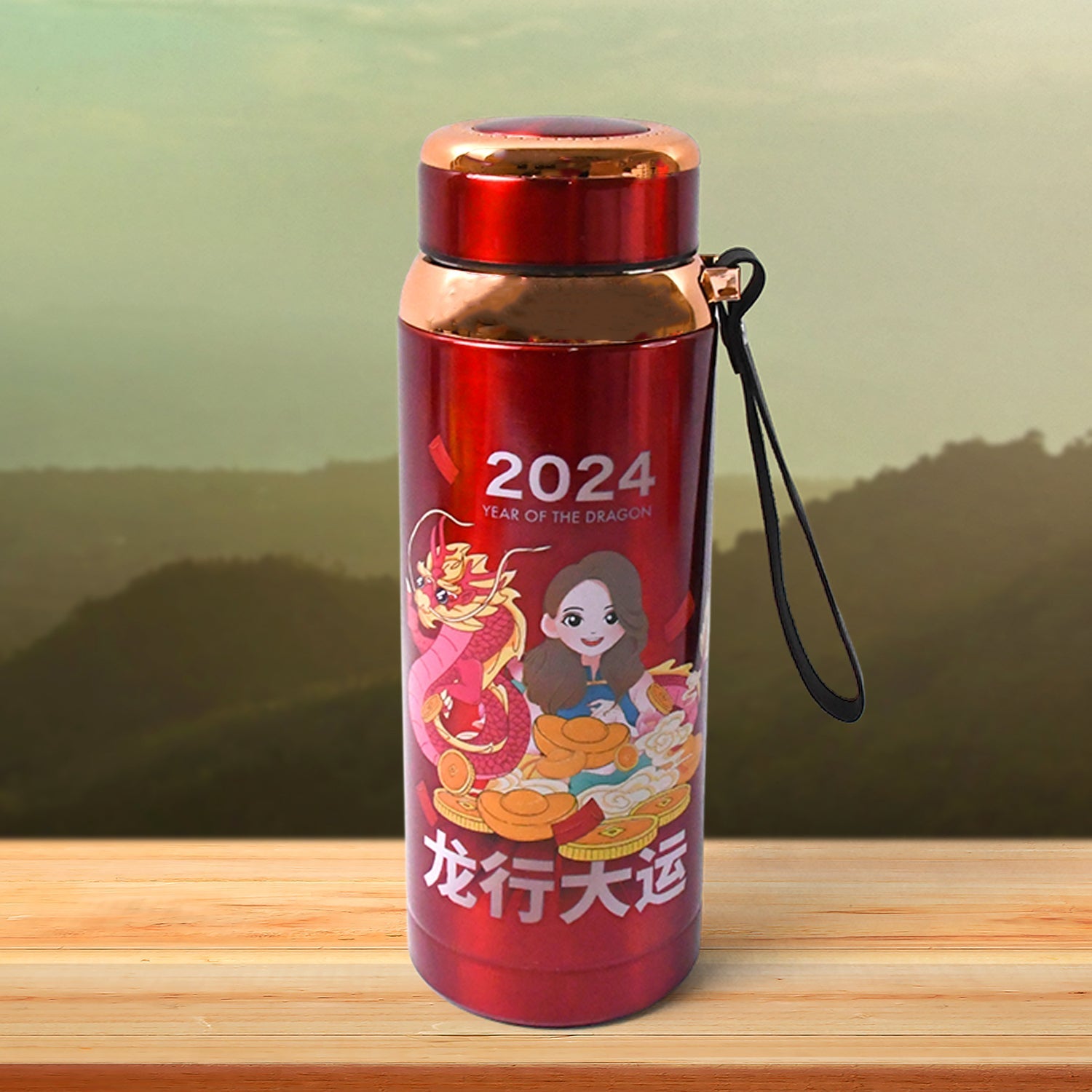 Printed Vacuum Insulated Bottle - 800ml