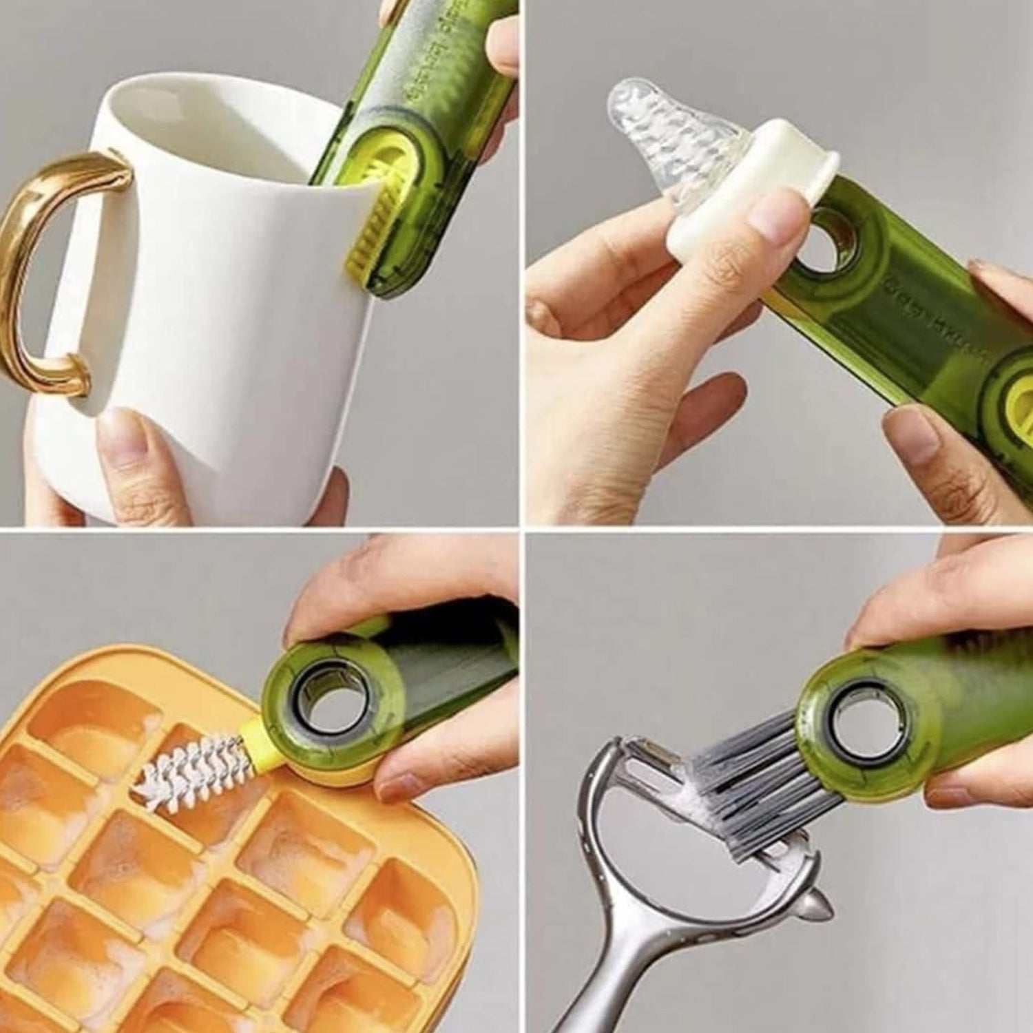 3-in-1 Bottle and Cup Cleaning Brush