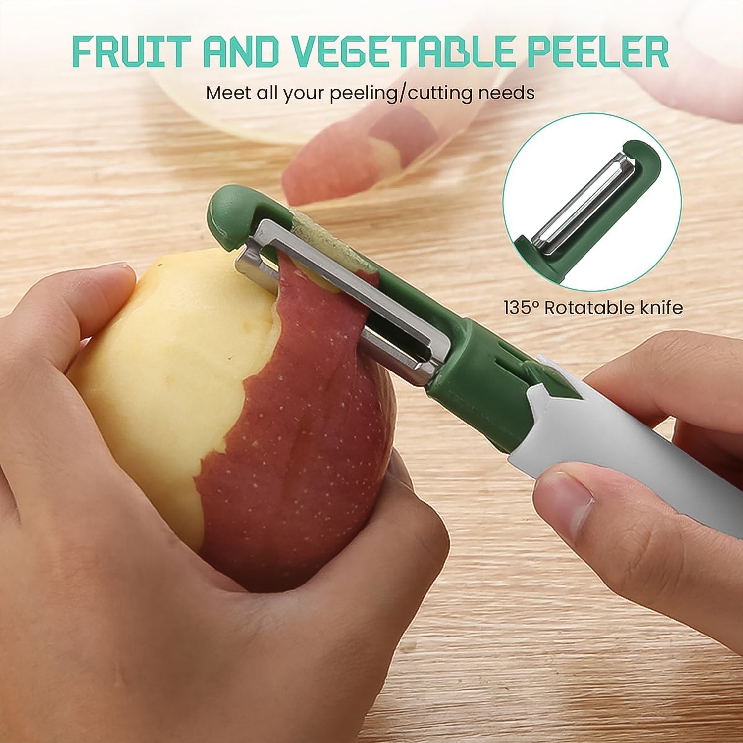 2-in-1 Multifunctional Knife and Peeler