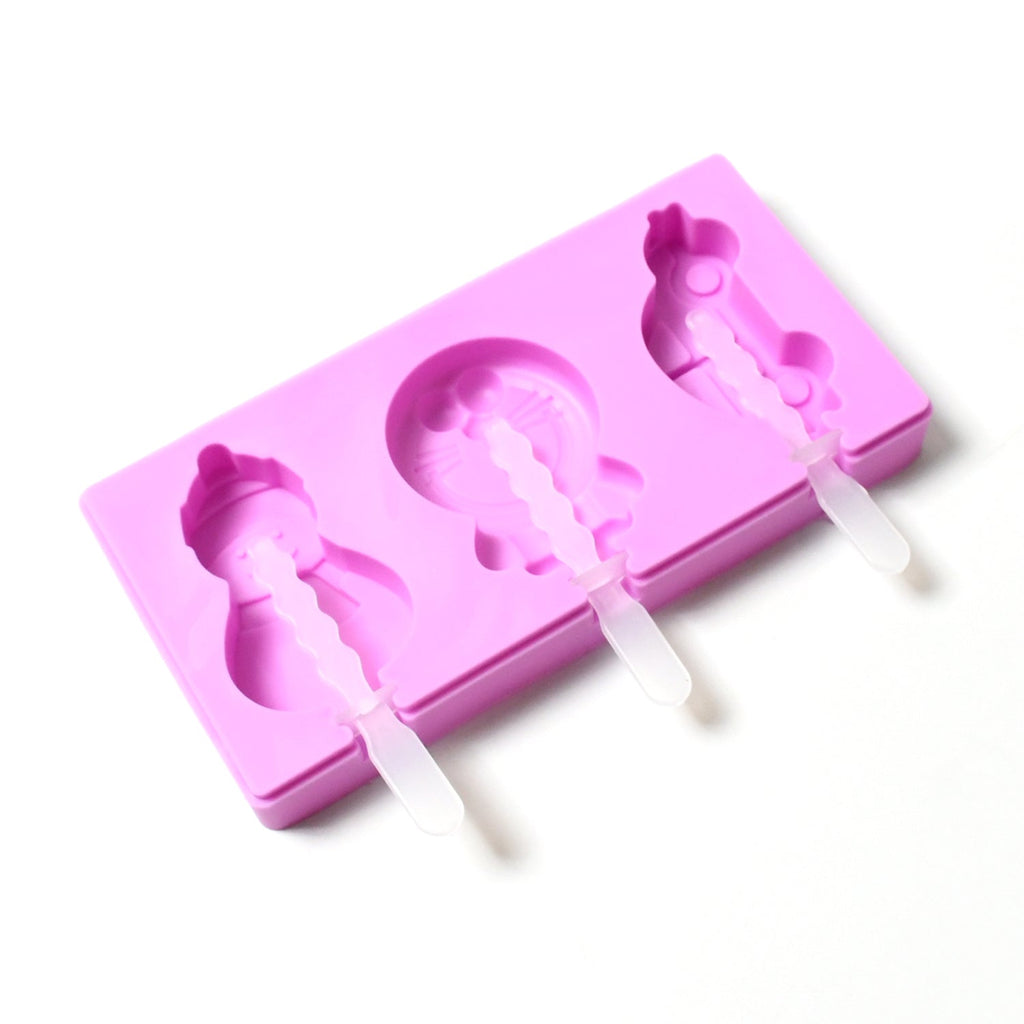 Silicone Popsicle Molds with Lids