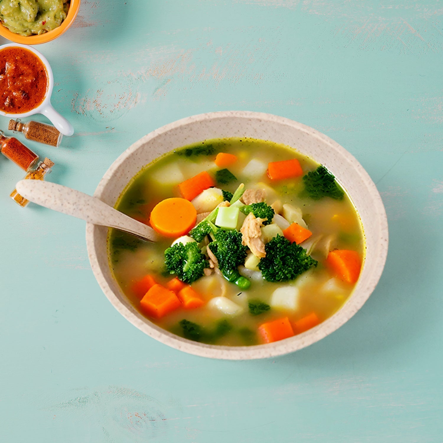 Rice Noodle Bowl Set with Lid