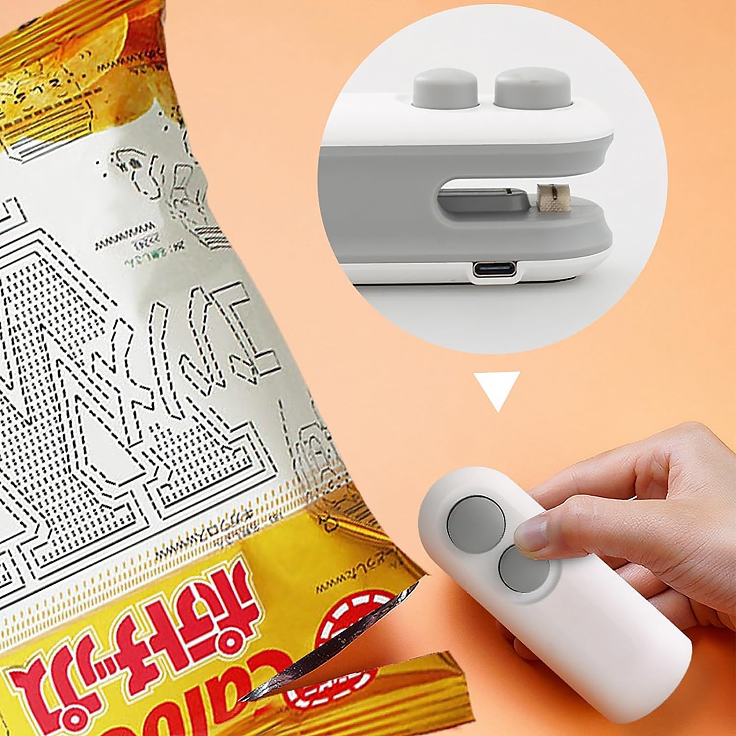 2-in-1 Mini Packet Sealer and Cutter
