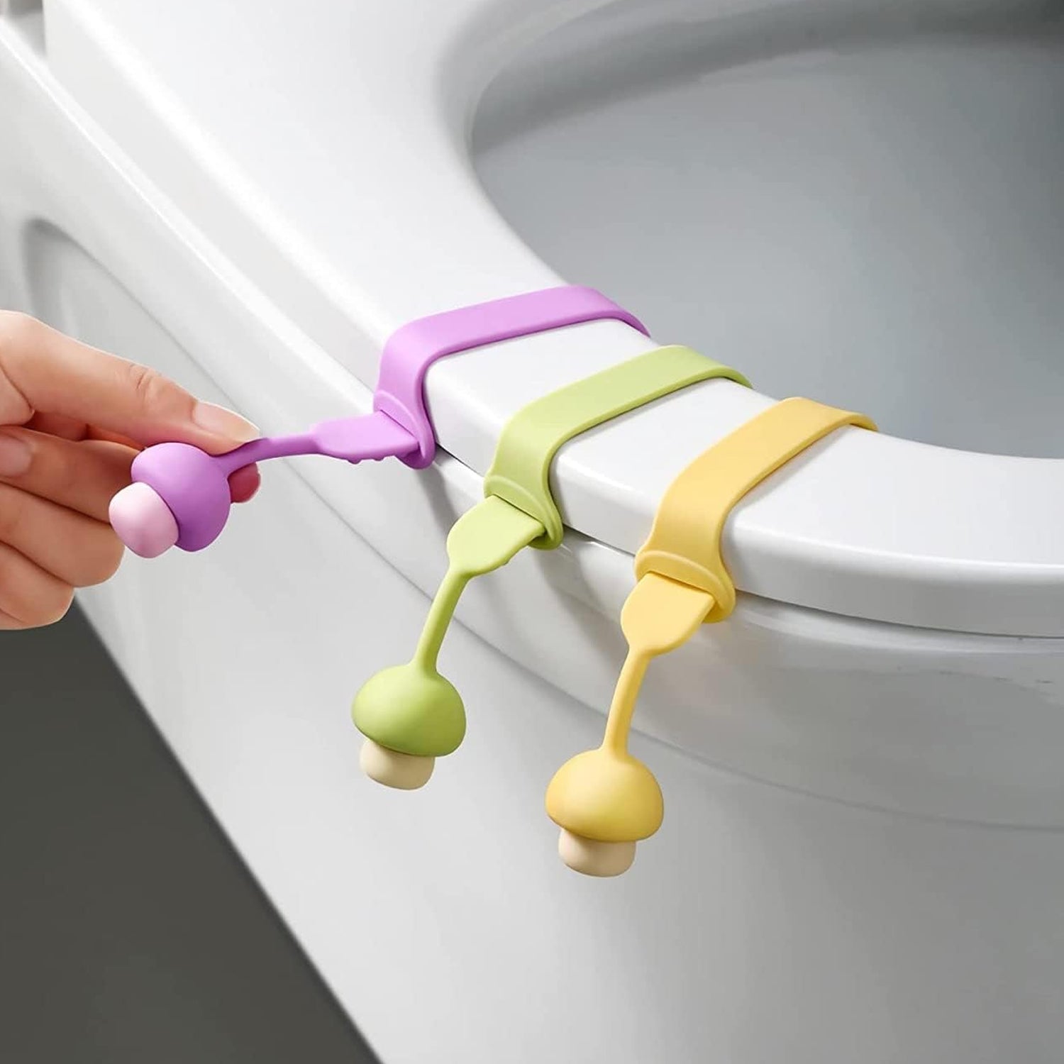 Silicone Band for Toilet Seat
