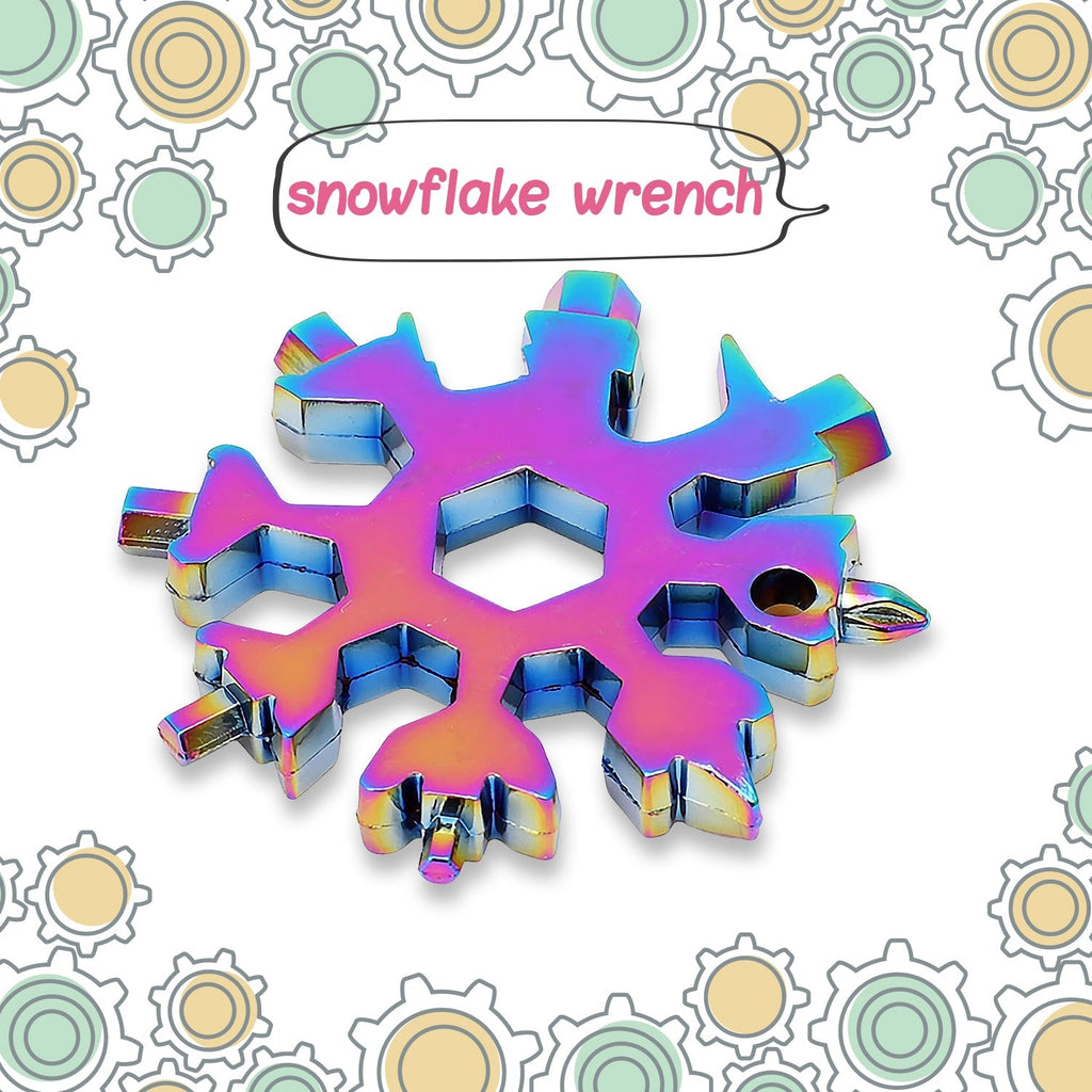 Durable 18-in-1 Snowflake Tool