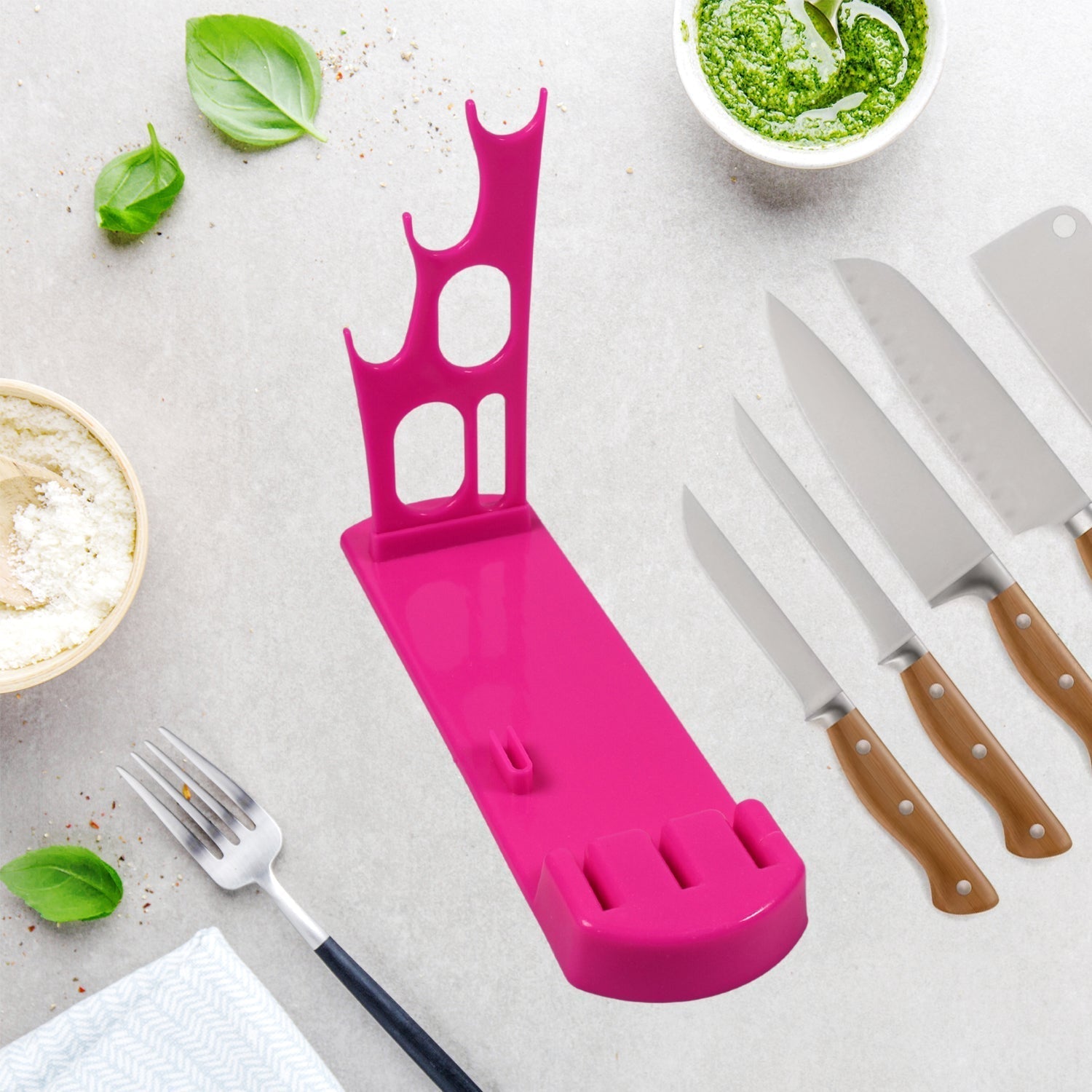 Multifunction Plastic Kitchen Knife Holder
