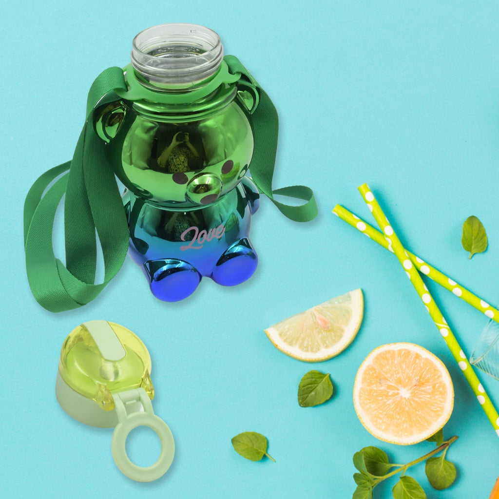 Cute Kids Water Bottle with Strap
