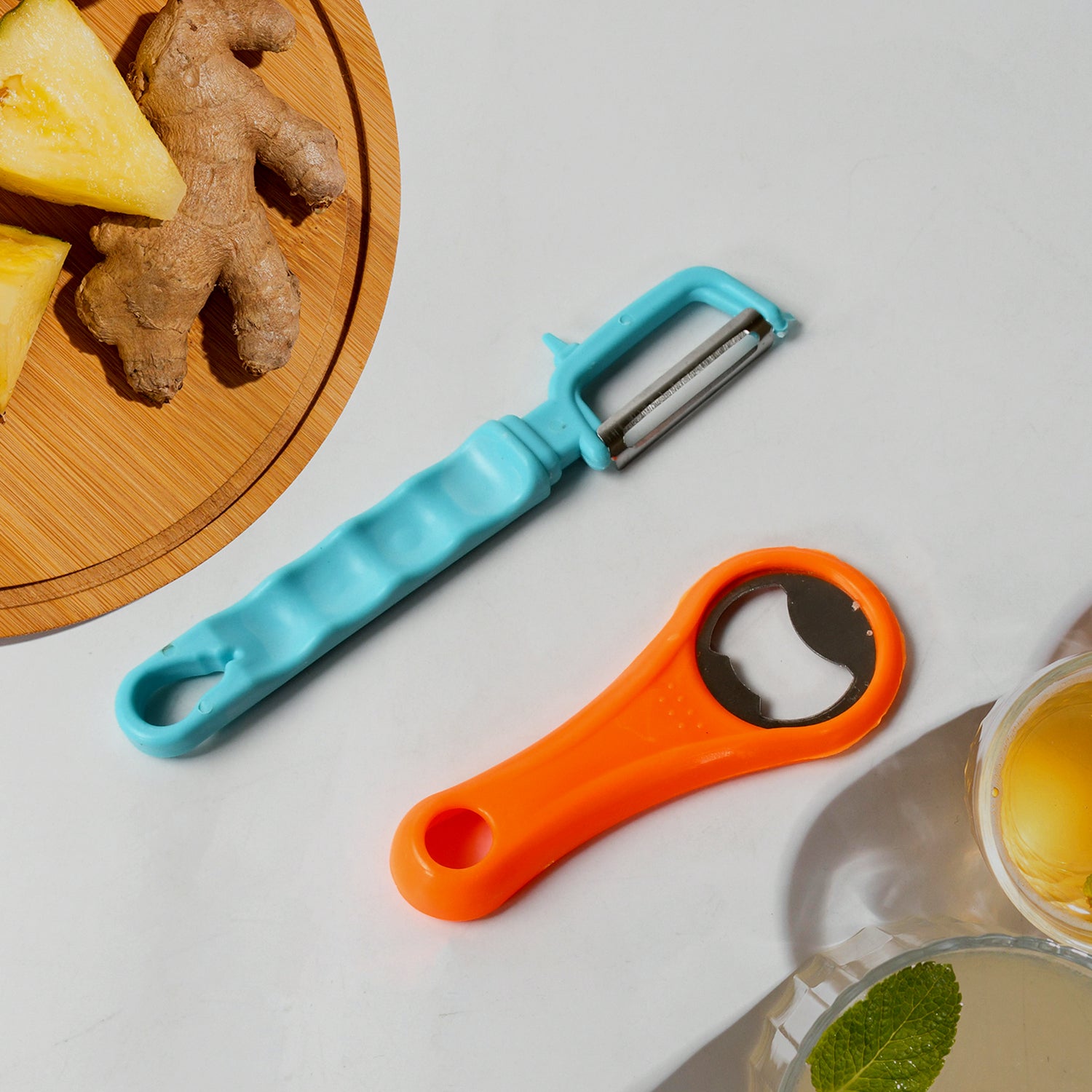 Vegetable Fruit Peeler and Bottle Opener Set