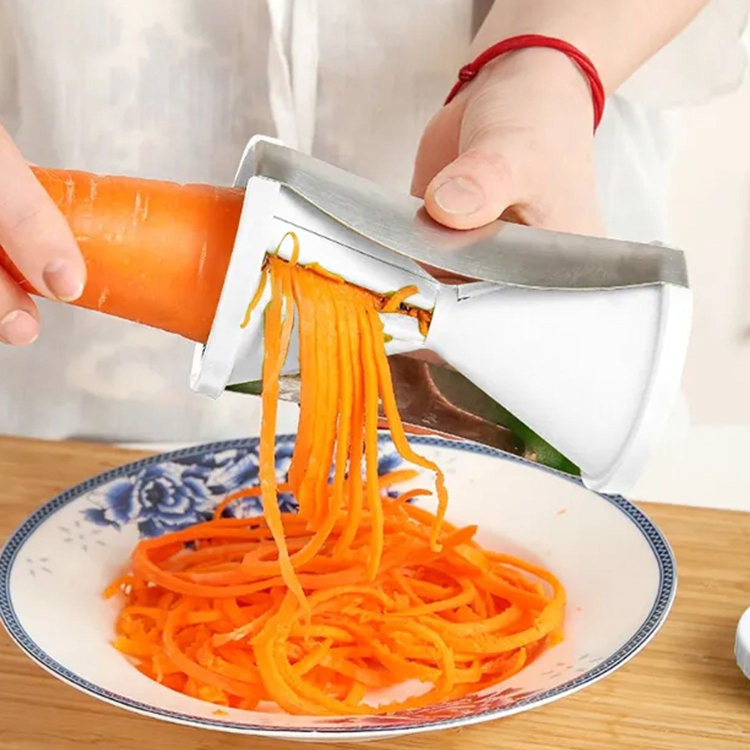 Portable Stainless Steel Vegetable Spiralizer Slicer