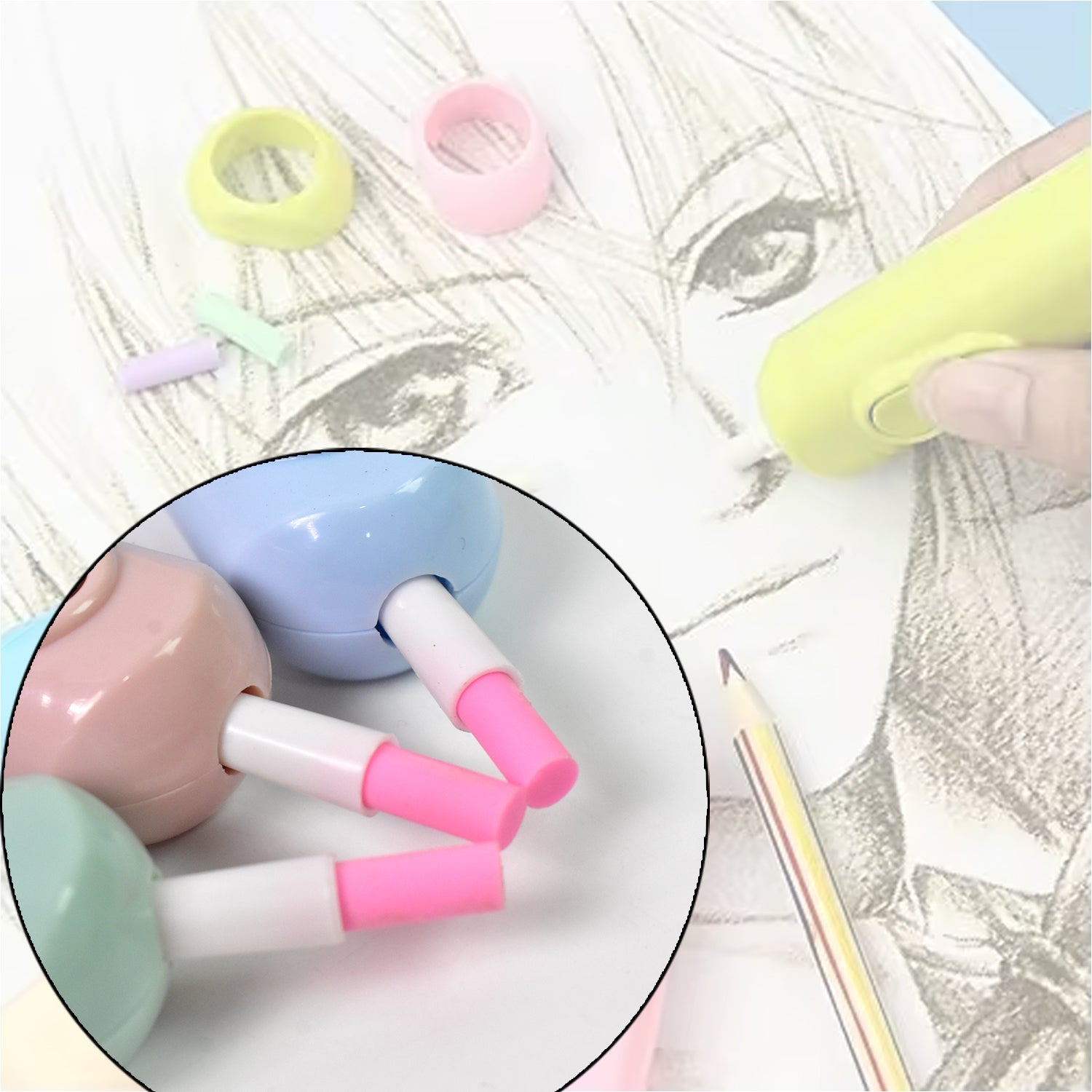 Electric Eraser Kit with Refills