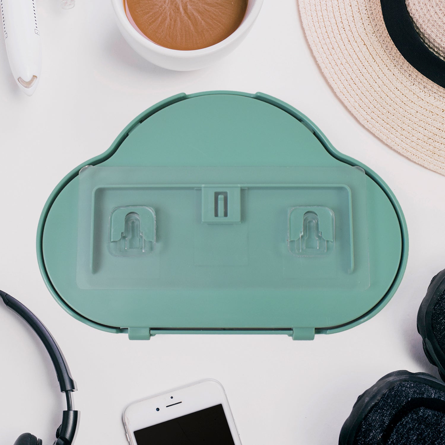 Smartphone Stand & Waterproof Case – Green