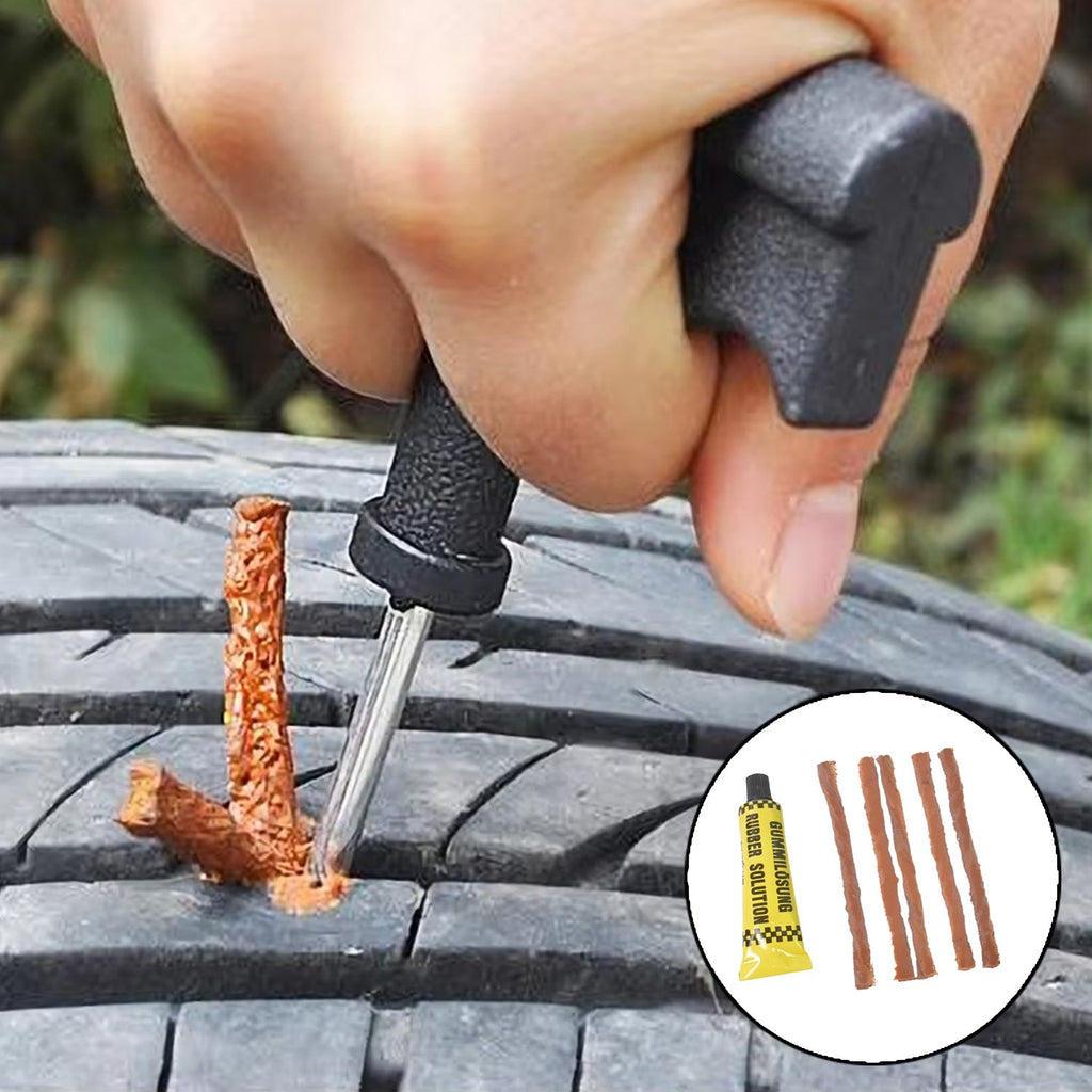 Portable Tire Repair Tool Kit - Set of 13