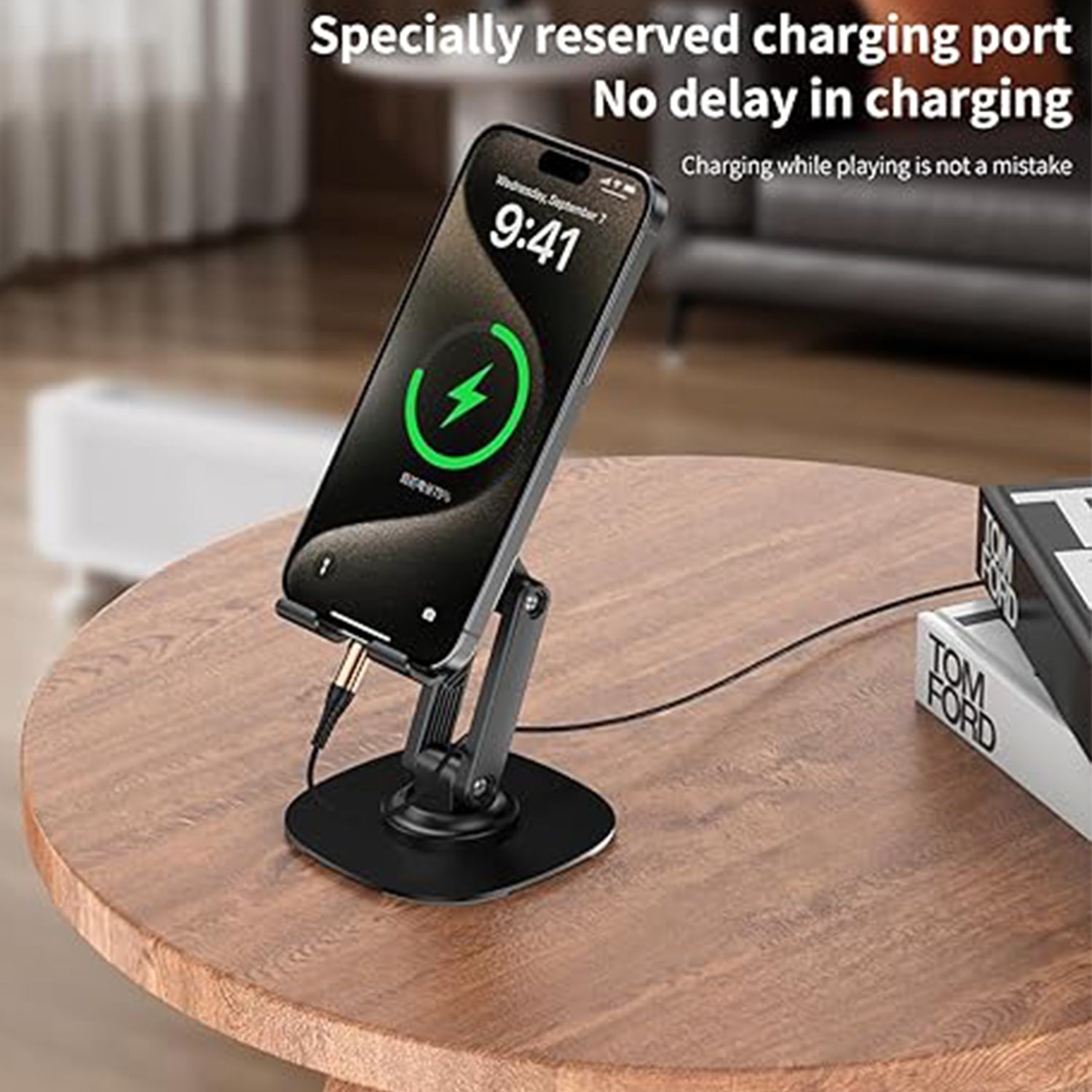 Foldable 360° Rotating Mobile Stand