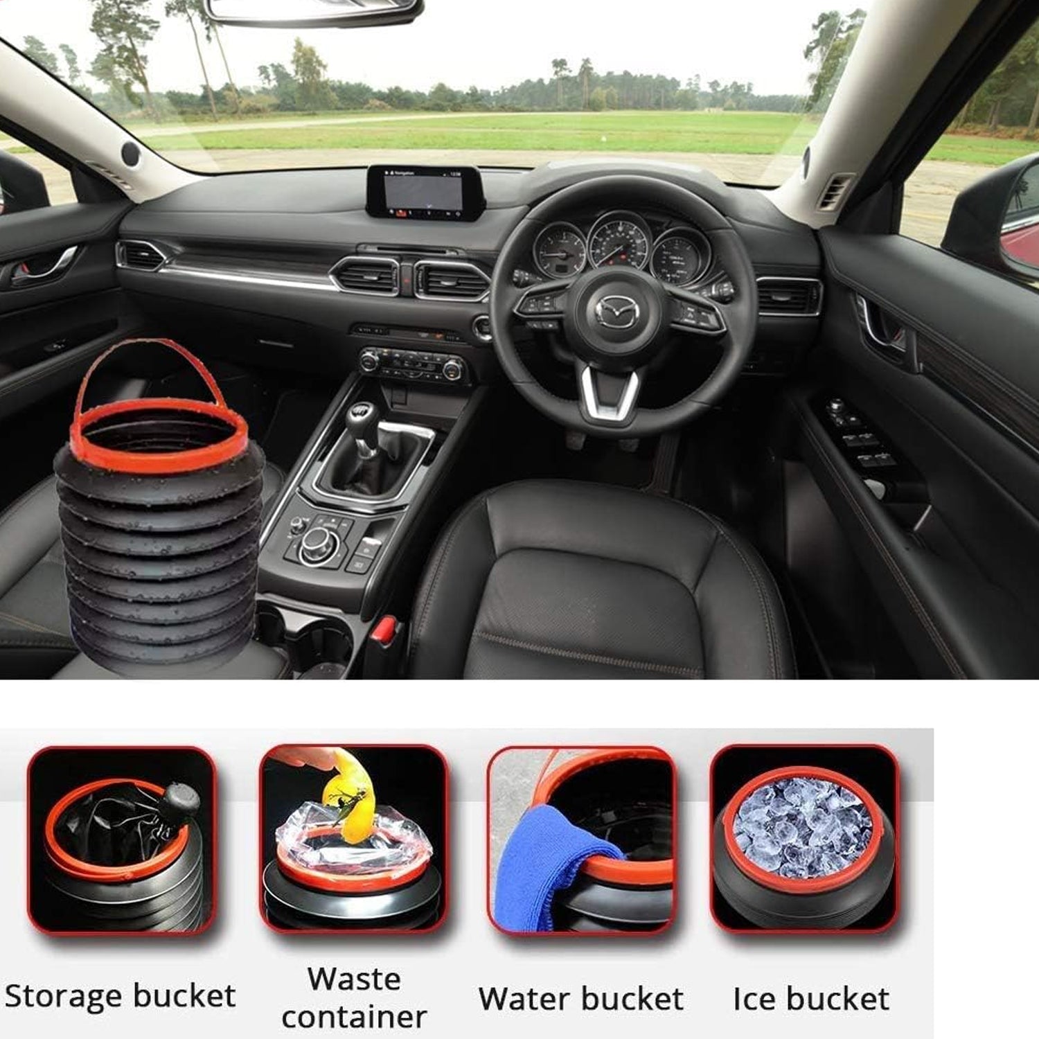 Multi-Use Foldable Storage Bucket
