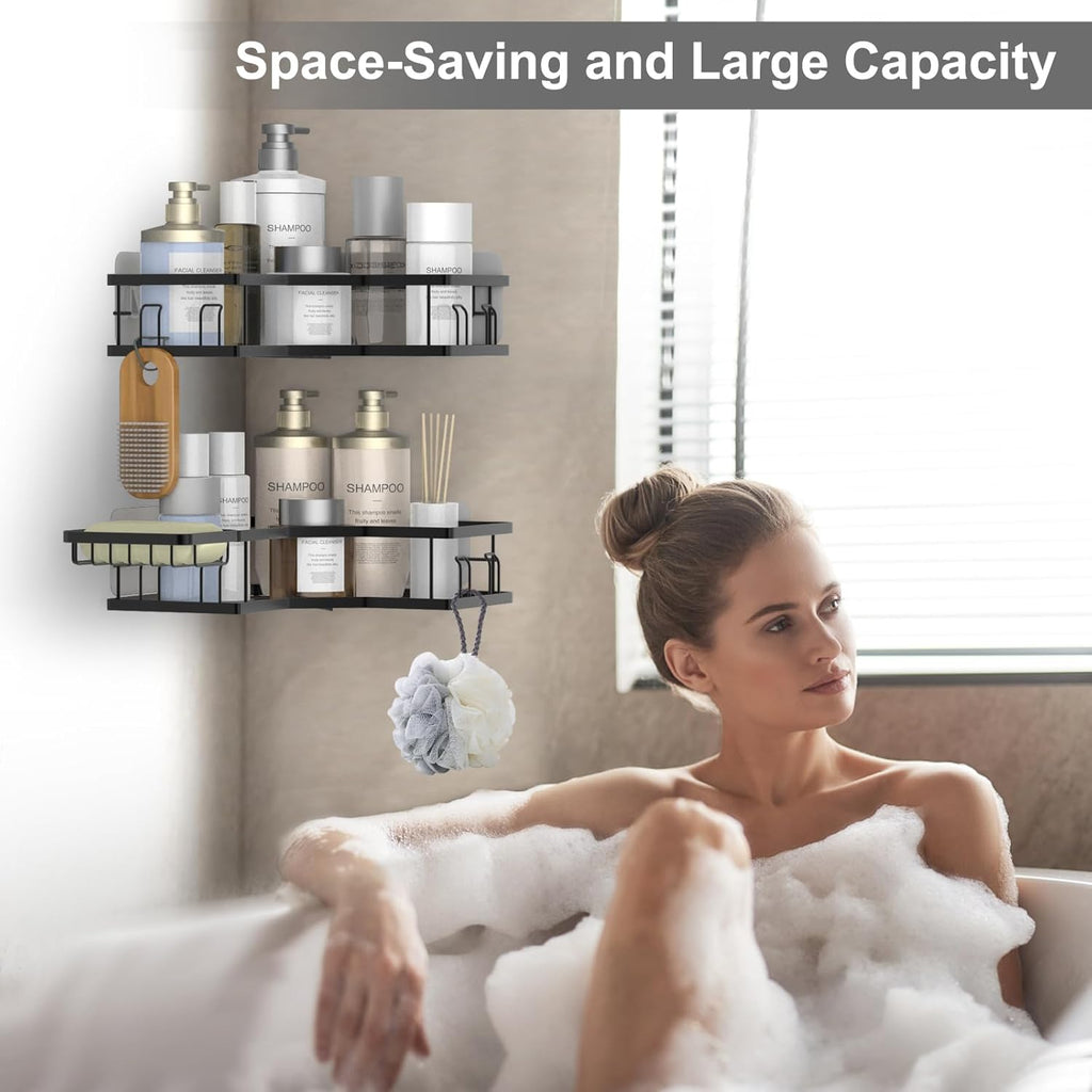 Iron Coated Shelf Organizer - Set of 2