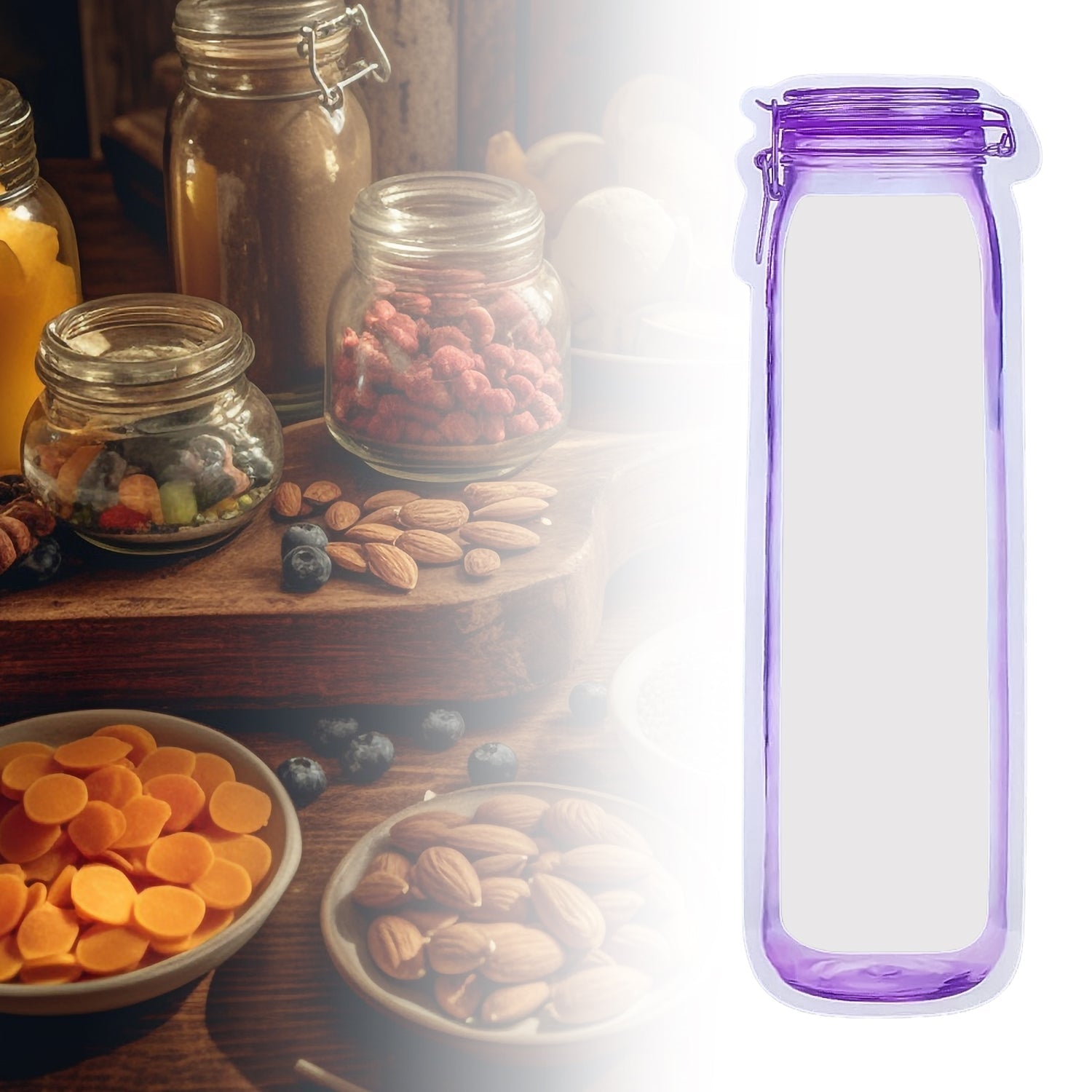 Ziplock Food Storage Bag - 500ml