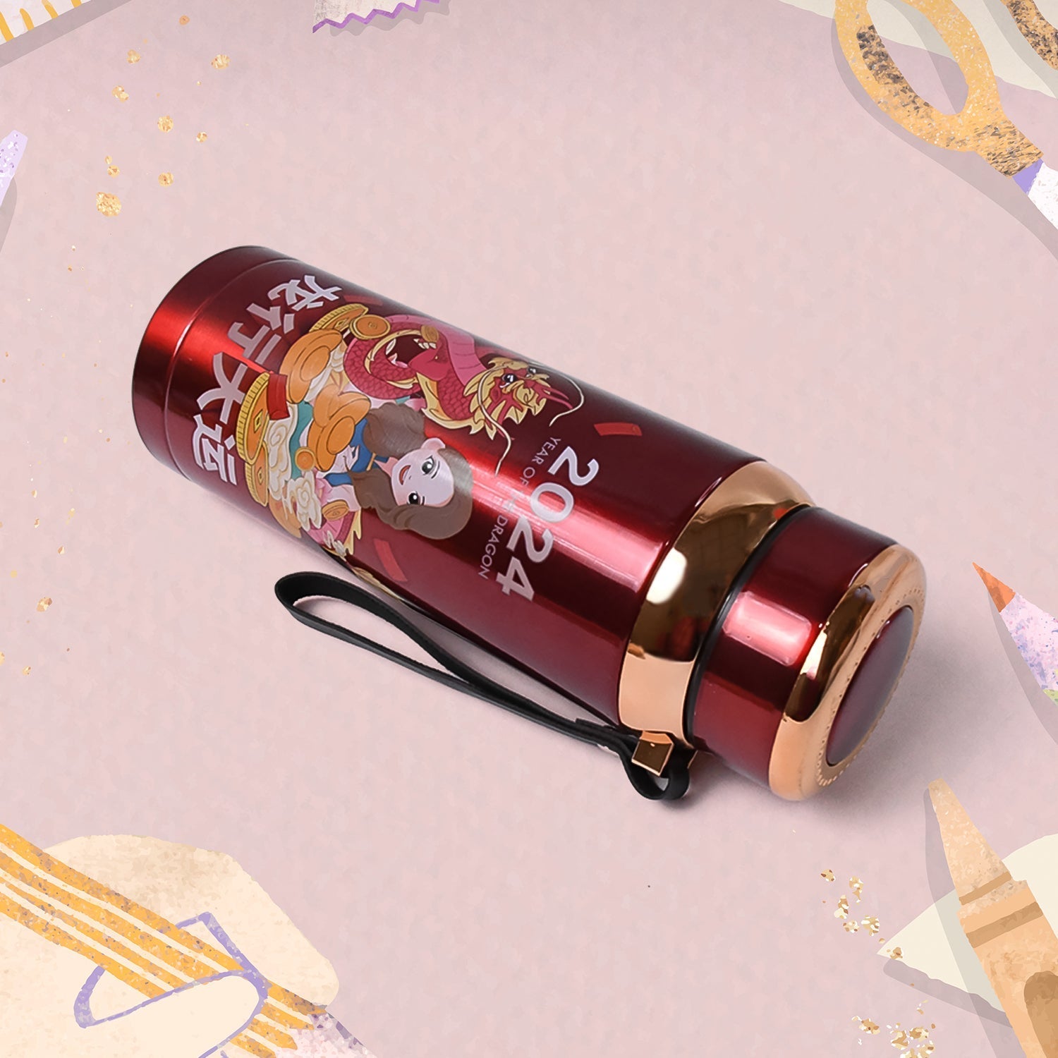 Printed Vacuum Insulated Bottle - 800ml