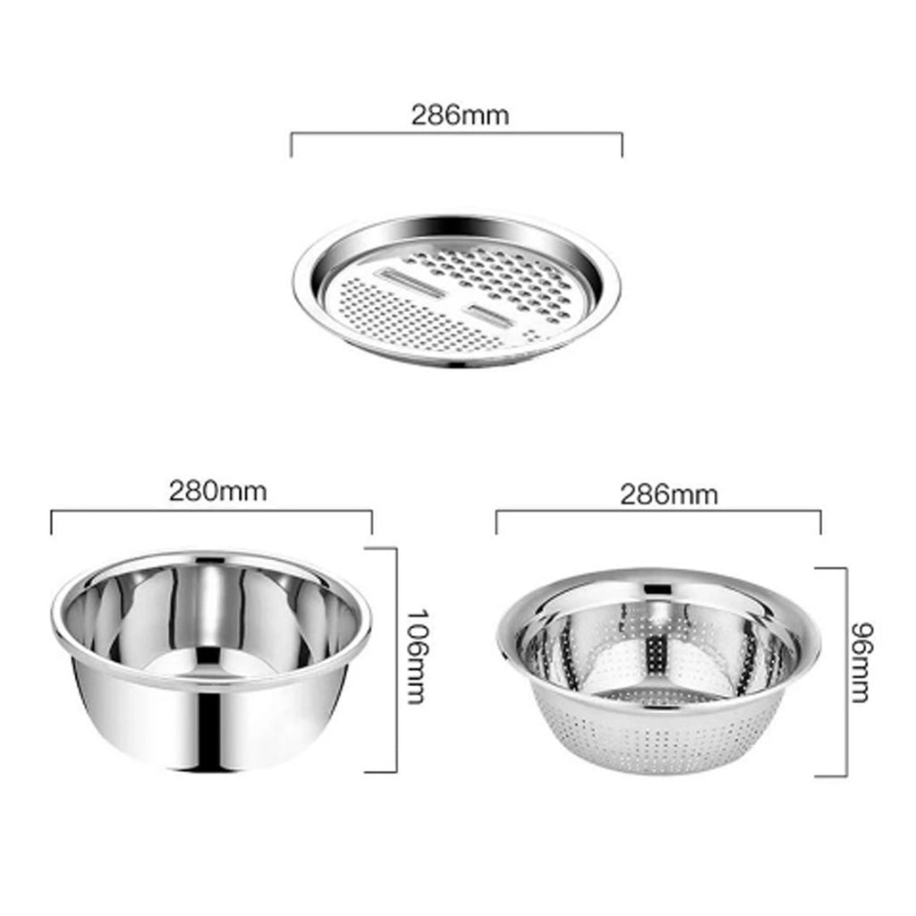 3-in-1 Julienne Grater for Kitchen & Salad