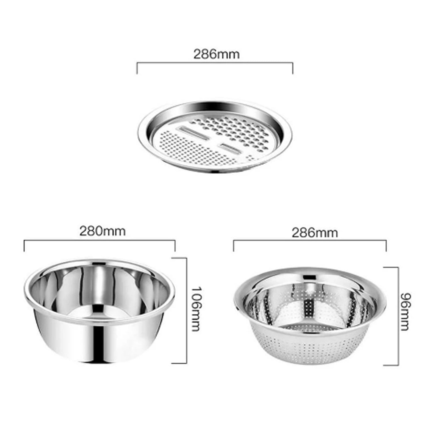 3-in-1 Julienne Grater for Kitchen & Salad