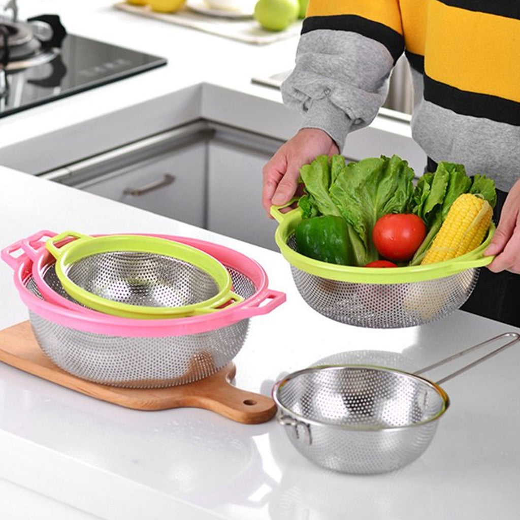 Stainless Steel Colander with Handle