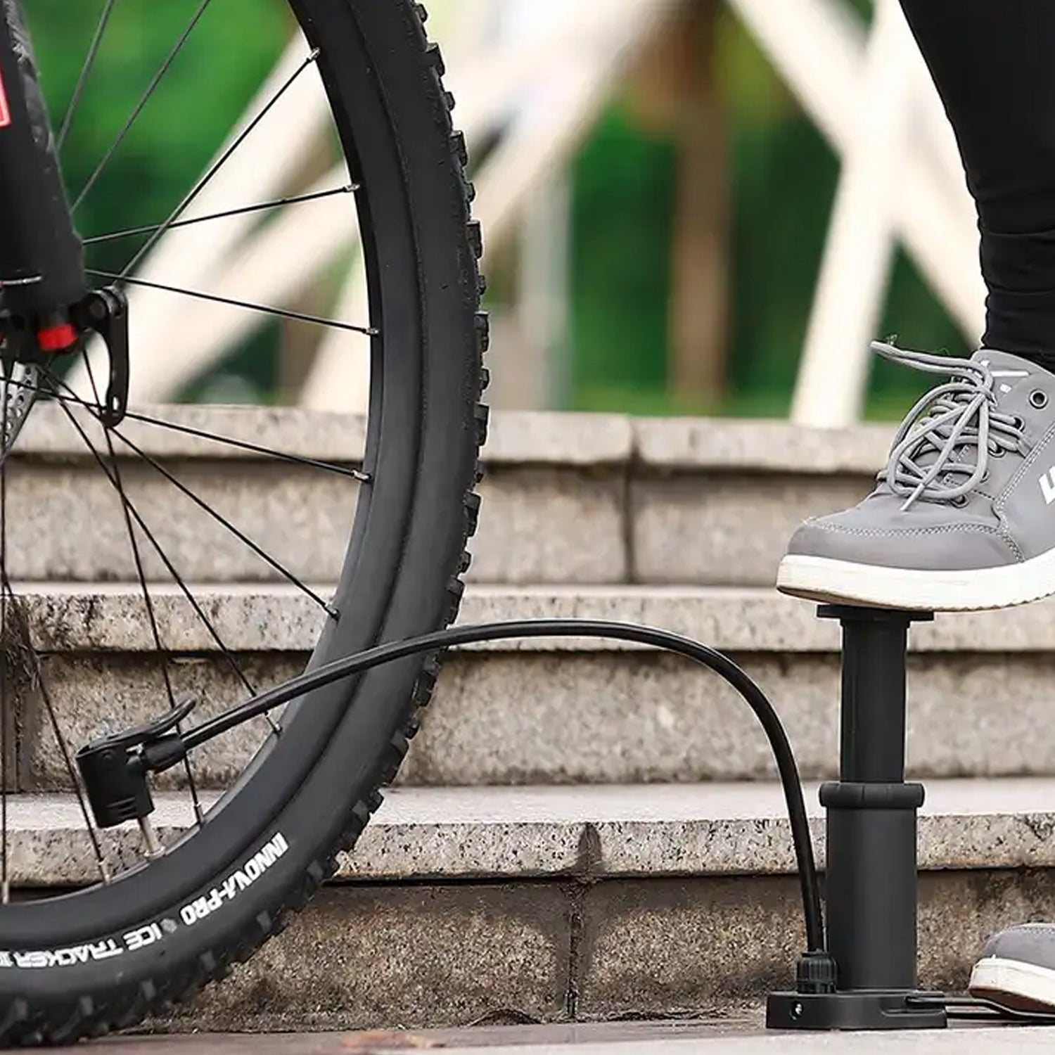 Portable Mini Foot Pump for Vehicles