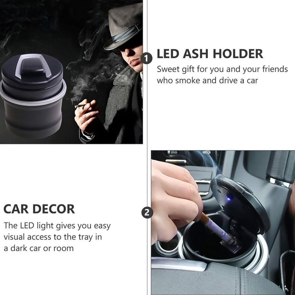 Car Ashtray with LED Light