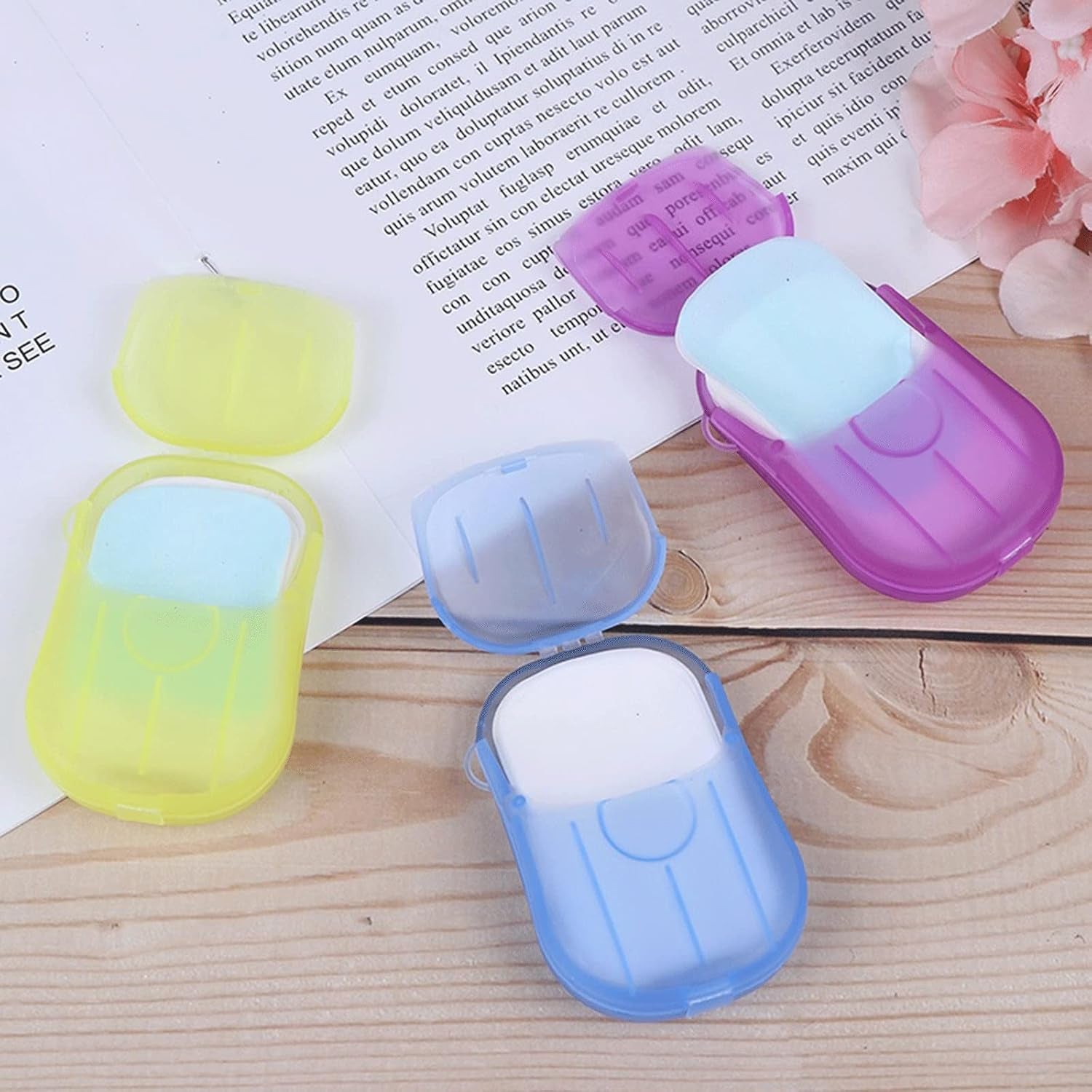 Travel-Friendly Soap Sheets - 20 Packs