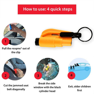 Emergency Glass & Seatbelt Cutter