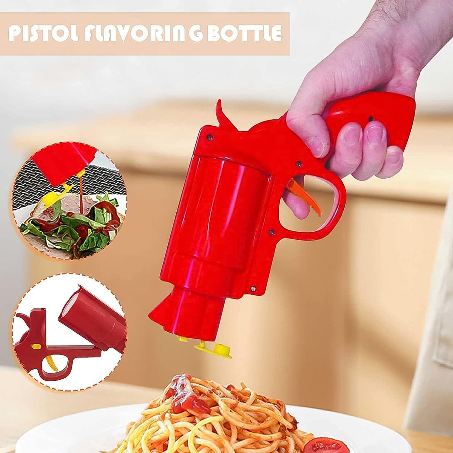 Ketchup and Mustard Dispenser Gun