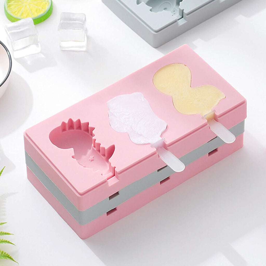 Silicone Popsicle Molds with Lids