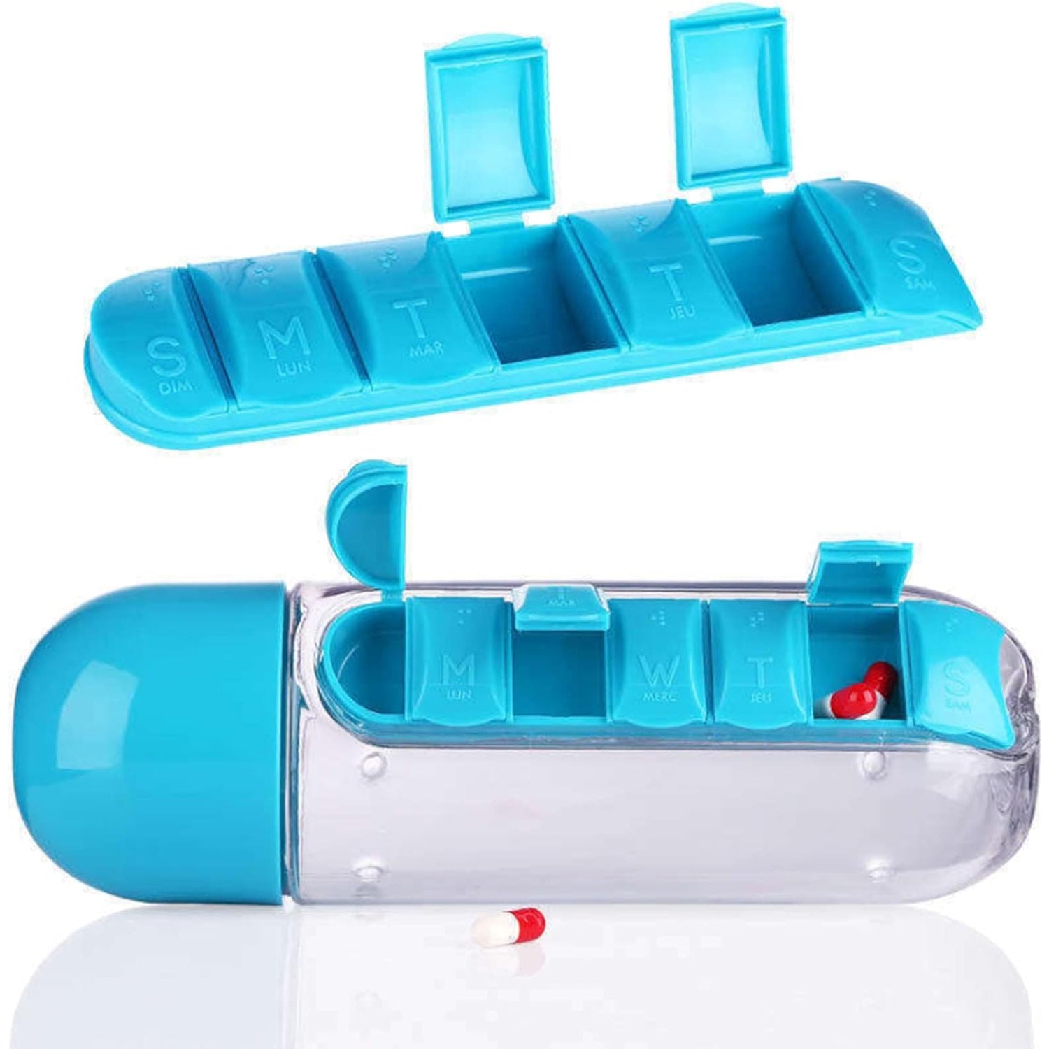 Multi-Use Travel Pill Bottle - 600ml