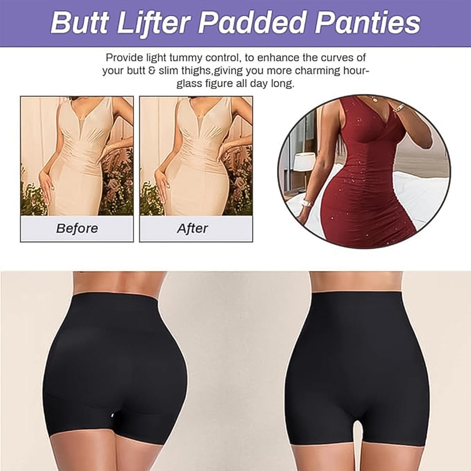 Women's Padded Butt Lifter