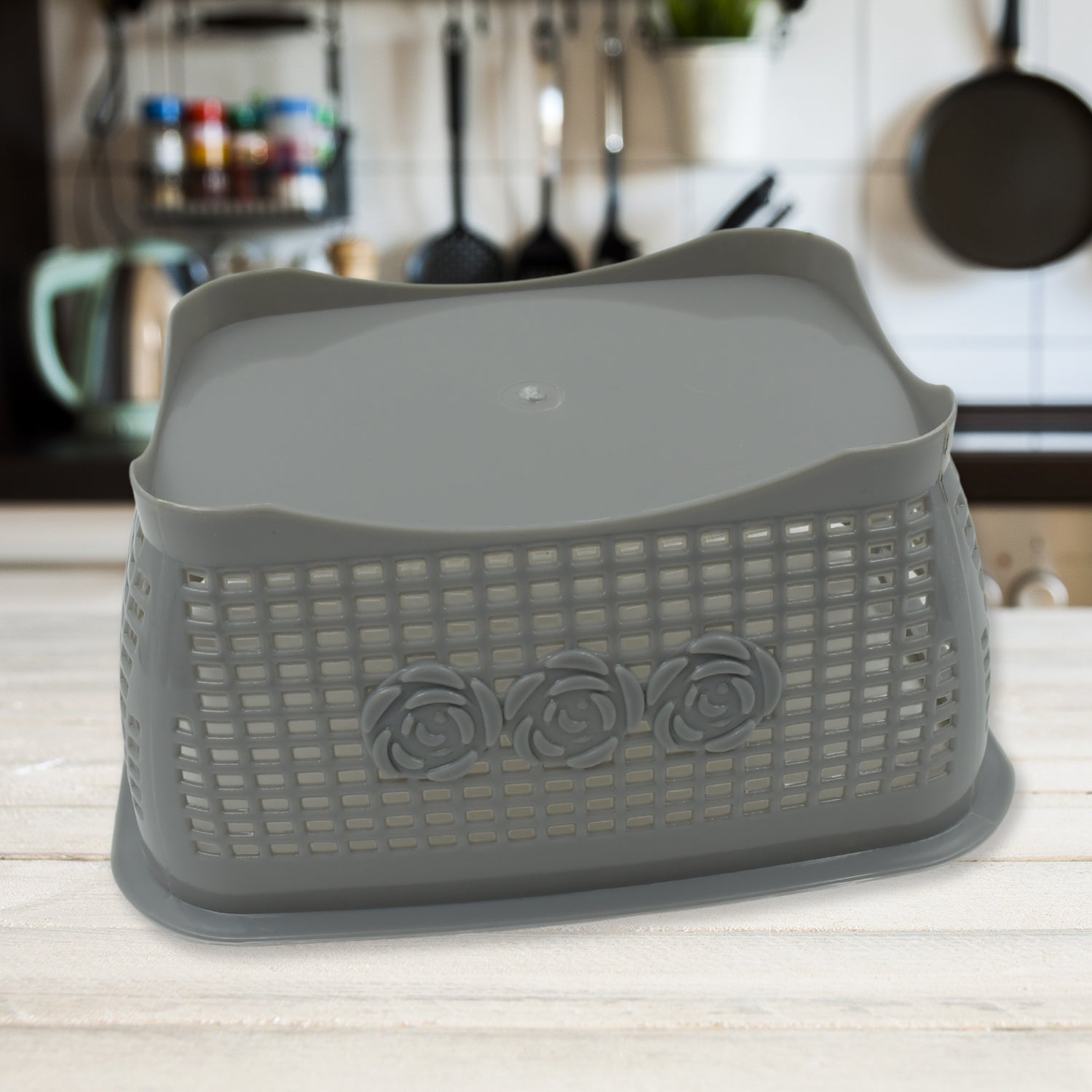 Multi-Use Storage Basket with Lid