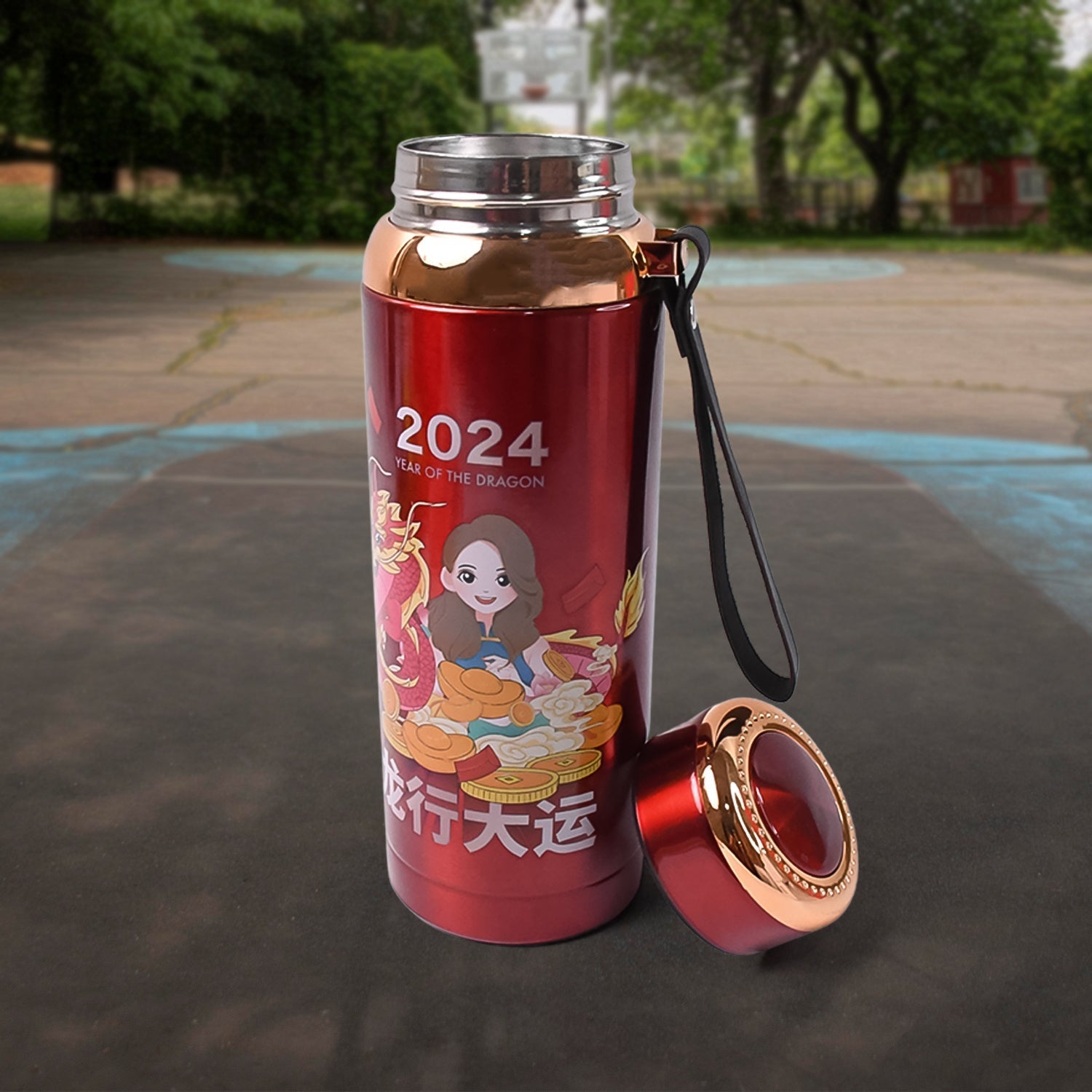 Printed Vacuum Insulated Bottle - 800ml