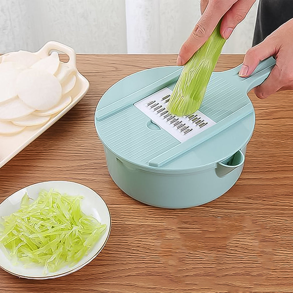 6-in-1 Vegetable Chopper with Drain Basket