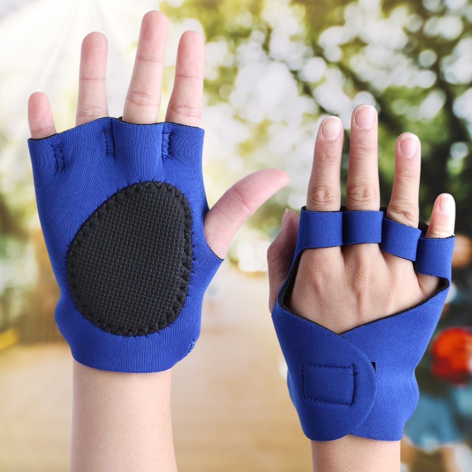 Half-Finger Palm Support Gloves
