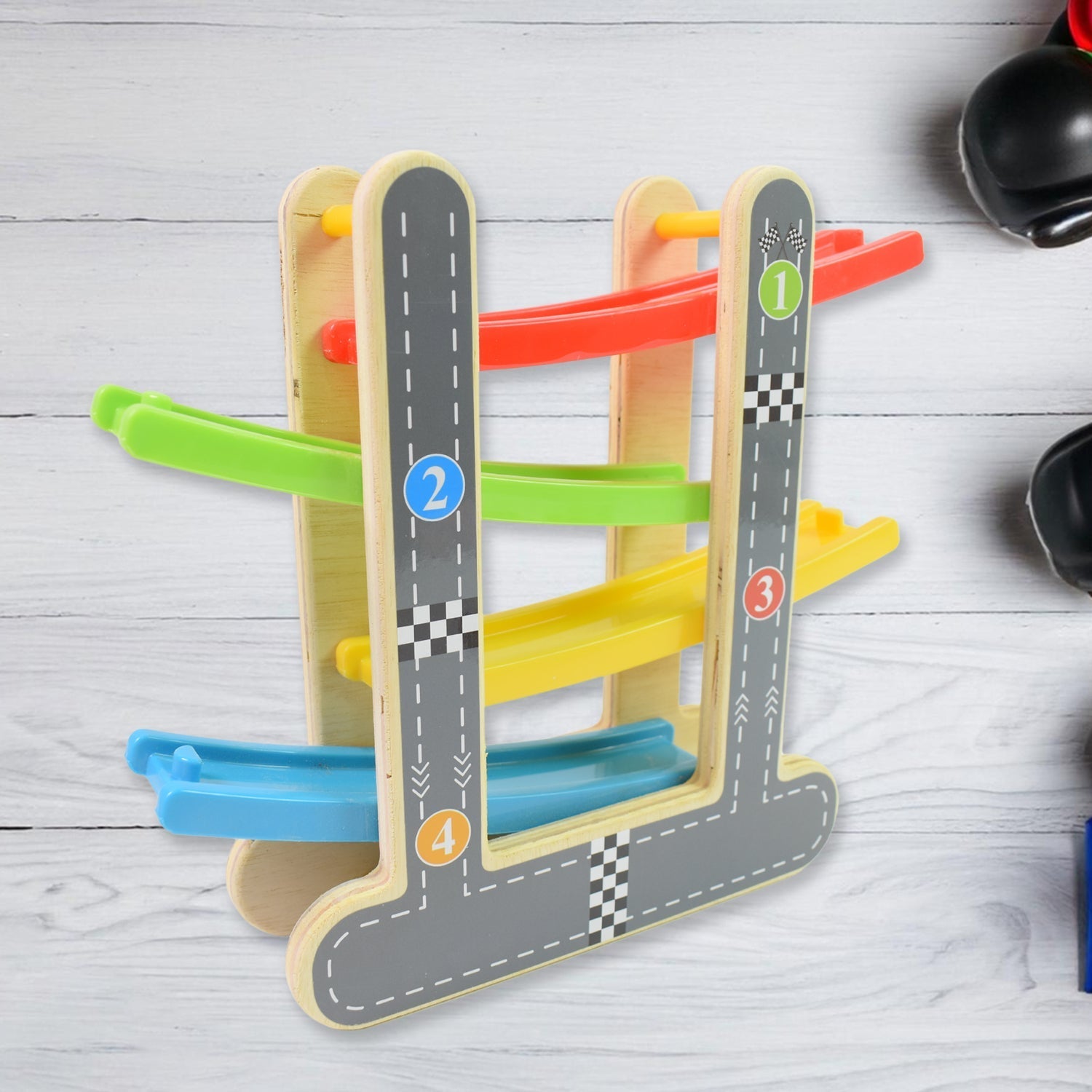 Car Track Playset with Racers