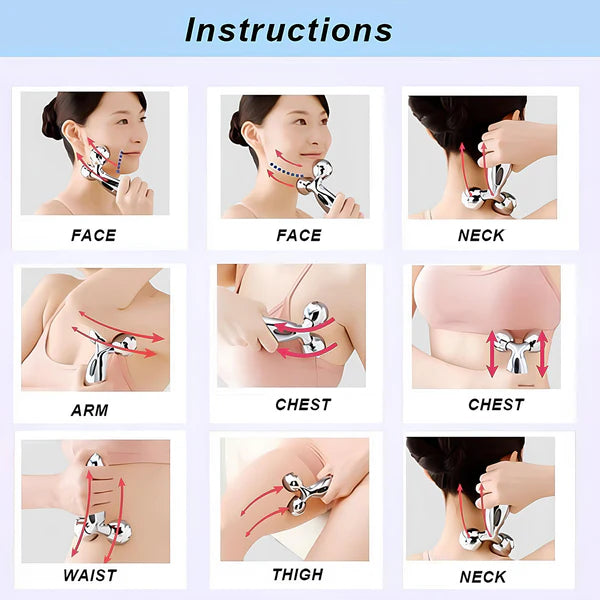 360° facial tool boosts circulation