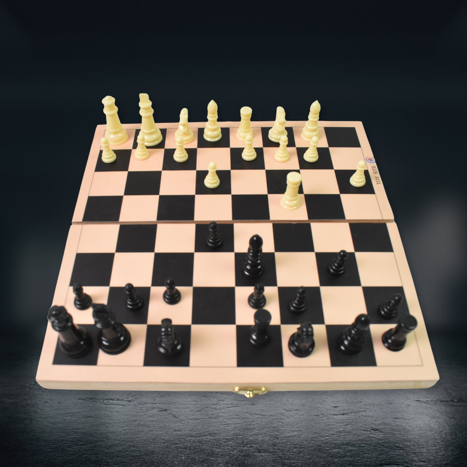 Foldable Wooden Chess Set - 30×30cm