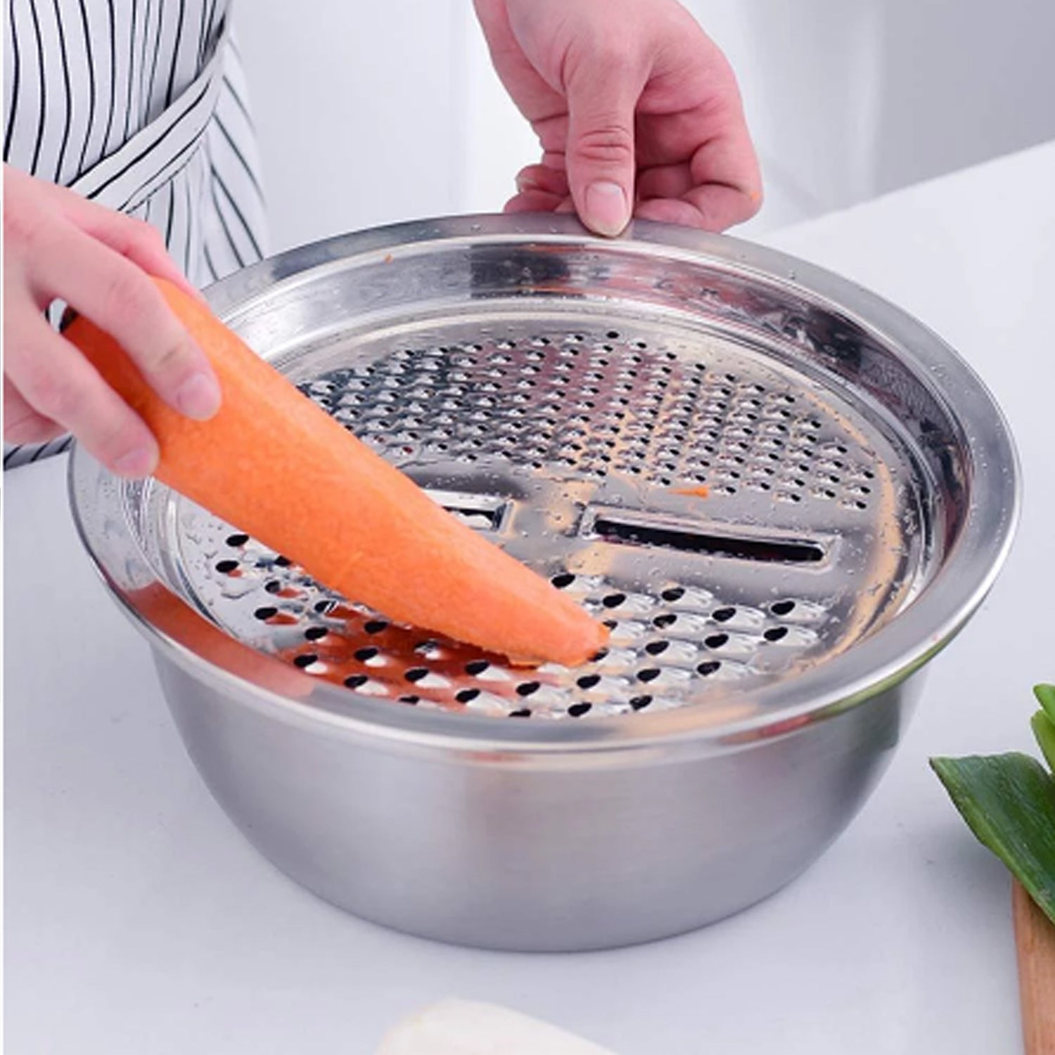 3-in-1 Julienne Grater for Kitchen & Salad